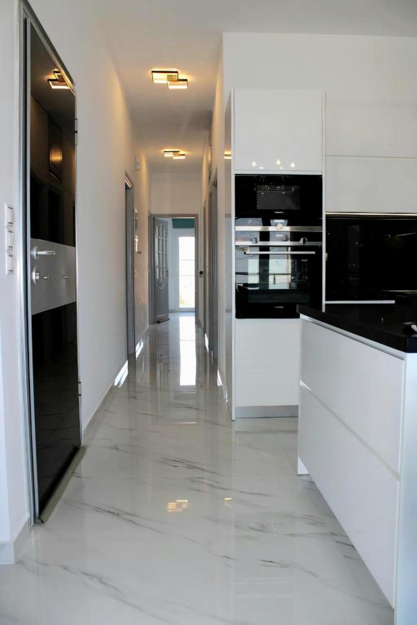 Black & White Seaside House Kalamia Corinto Esterno foto