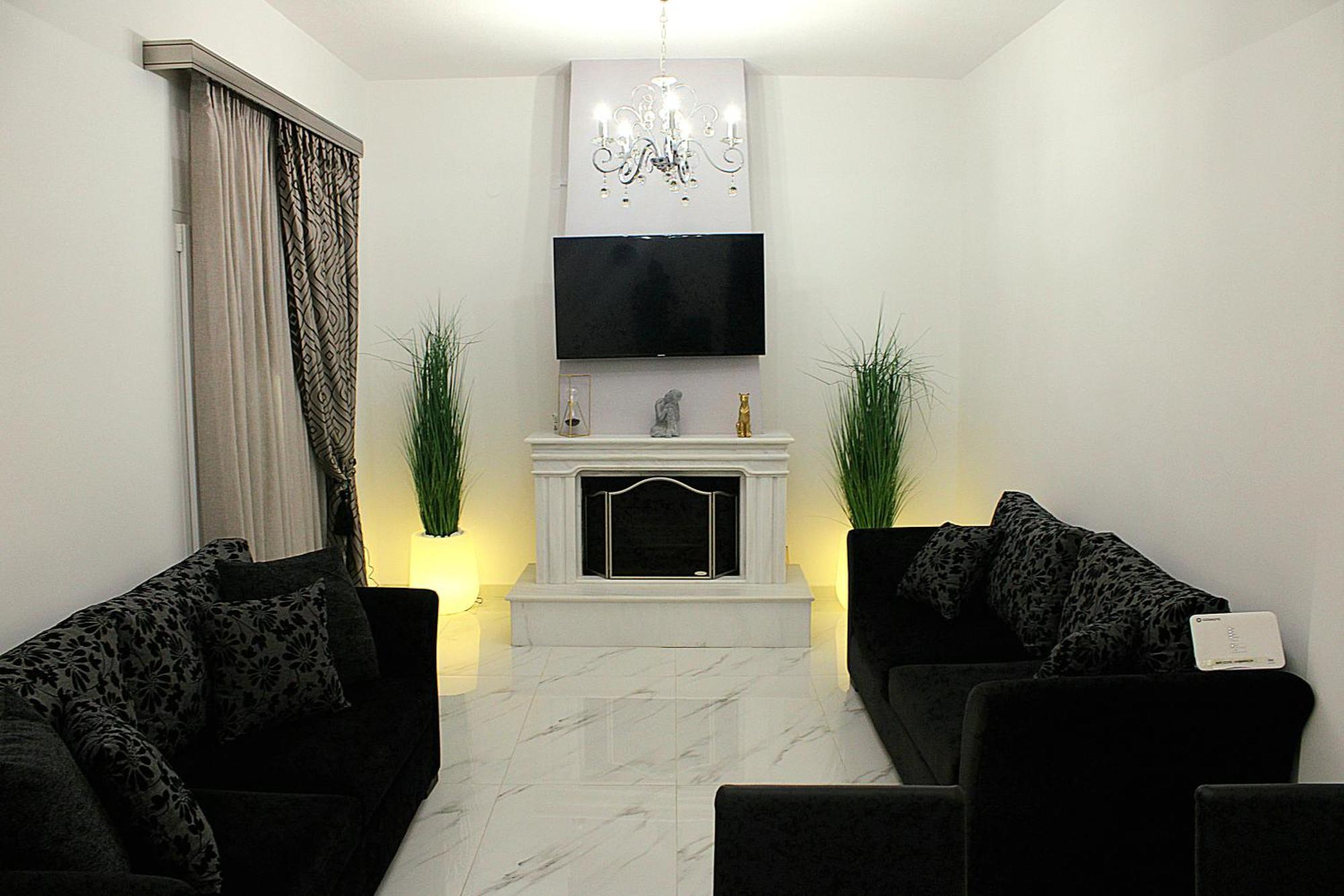 Black & White Seaside House Kalamia Corinto Esterno foto